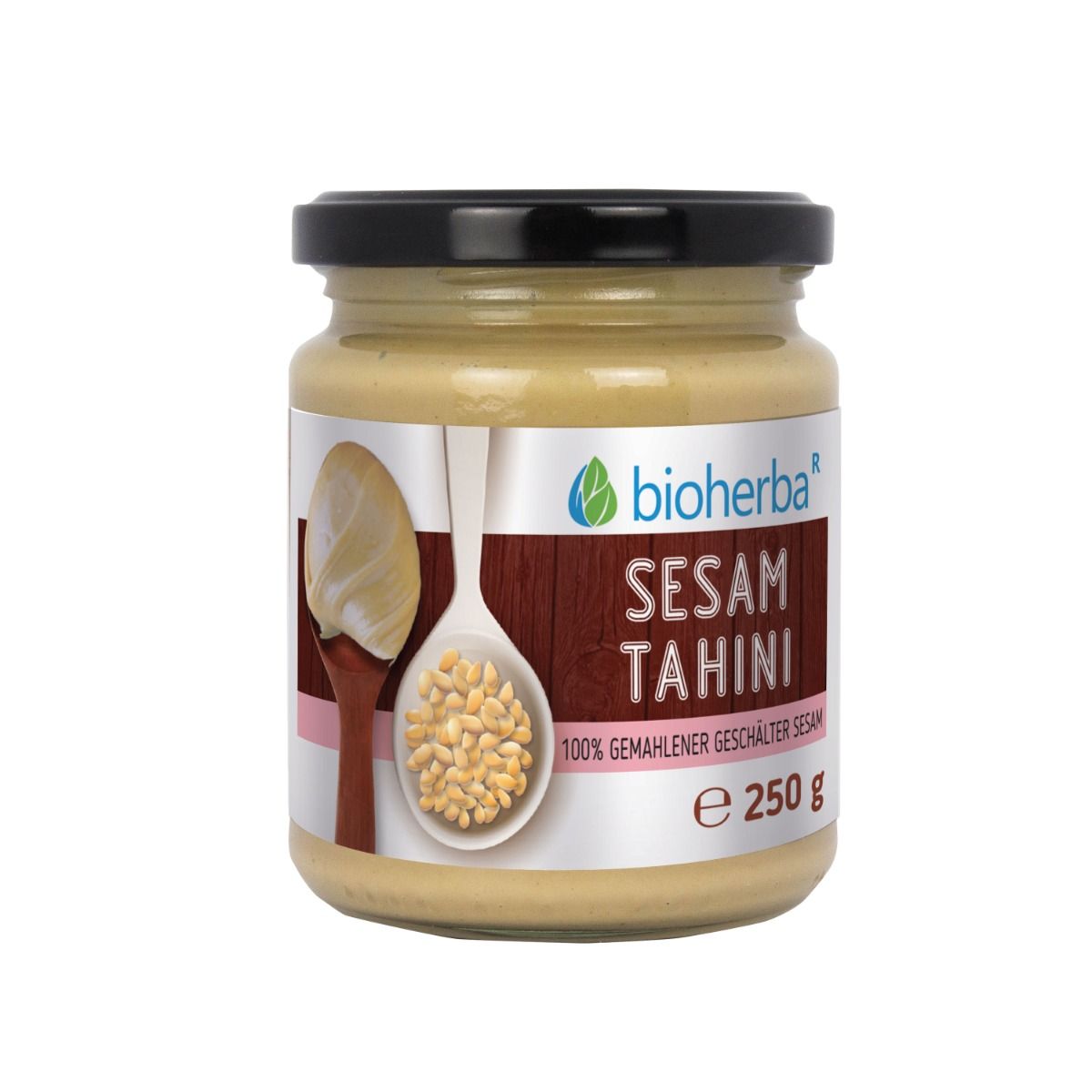 Bioherba Sesam Tahini 100% gemahlener geschälter Sesam