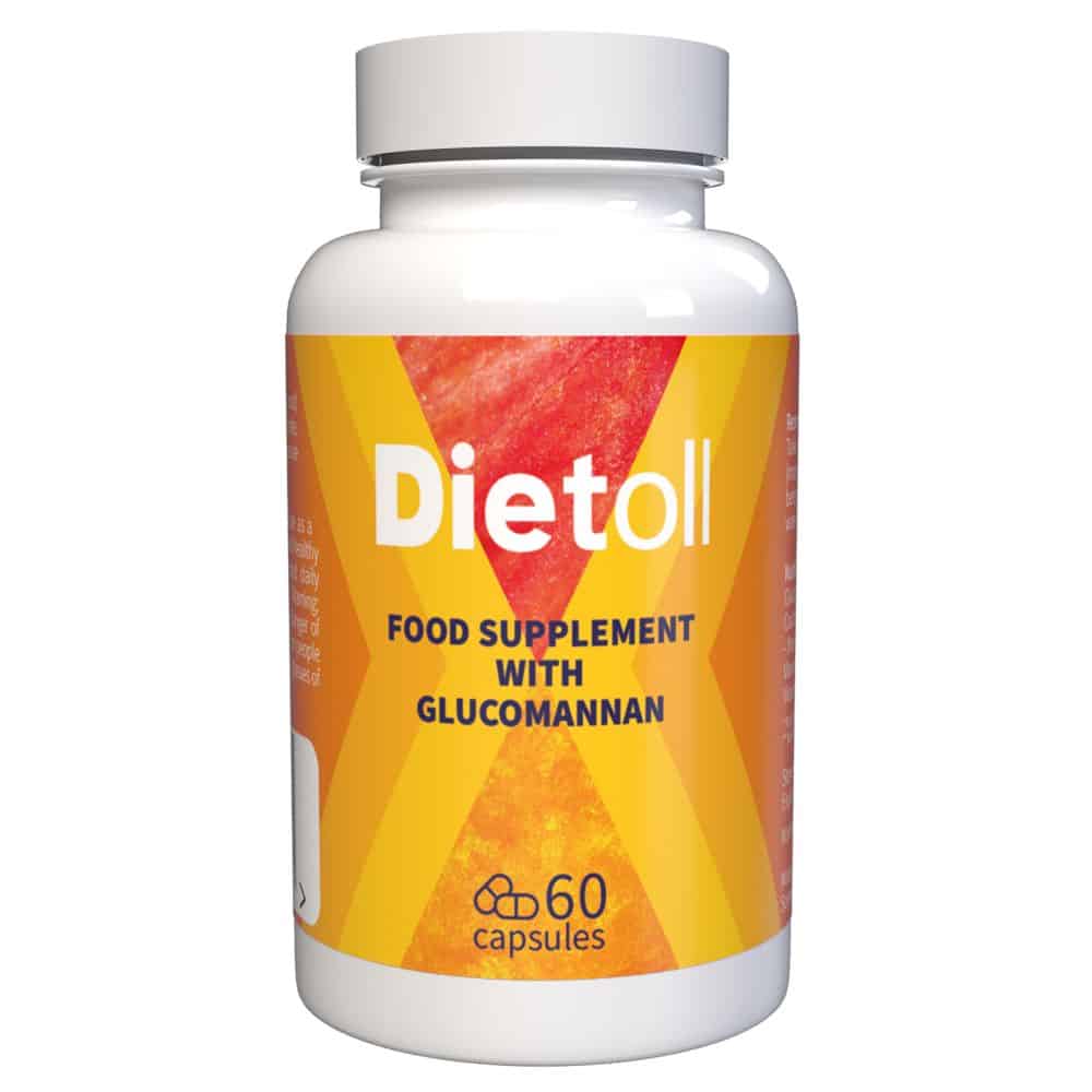 Dietoll Glucomannan Kapseln Stoffwechsel Vegan