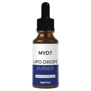 MYD7 | LIPO Drops Burner | Hochwertige Inhaltsstoffe | Ohne Zusatzstoffe | Rein & Natürlich