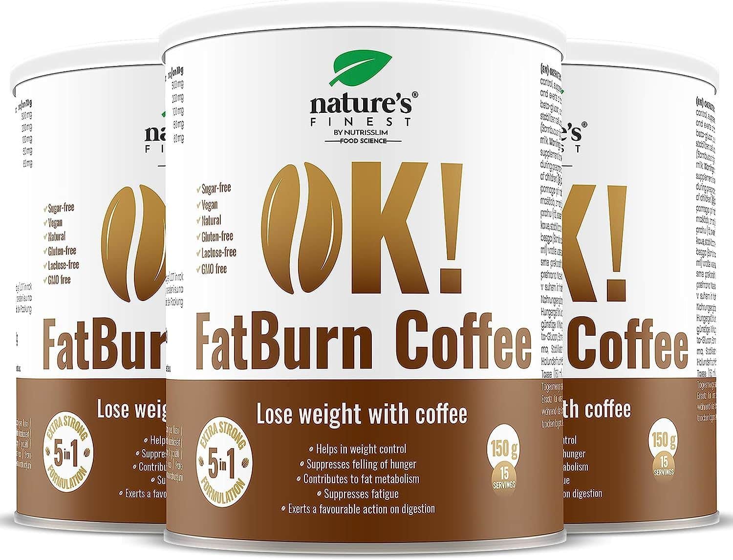 Nature's Finest OK!FatBurn Coffee - Kaffee zum Fettverbrennen