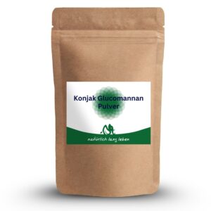 natürlich lang leben Konjak Glucomannan Pulver