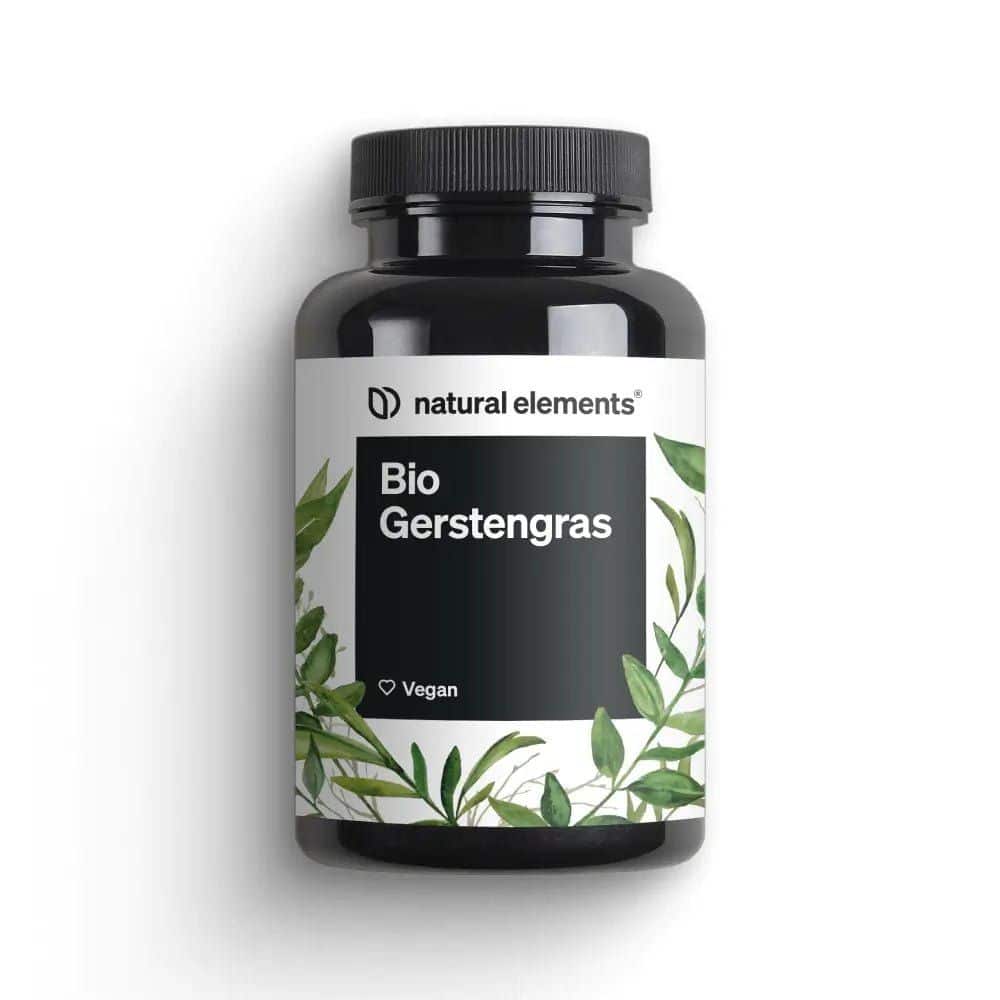 natural elements Bio Gerstengras Kapseln
